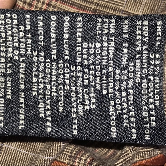 Cole Haan Down Filled Anorak 100% Raccoon Fur Removable Hood Parka Coat … - Picture 12 of 14